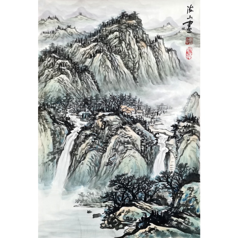 山水画 渝山（款）52359