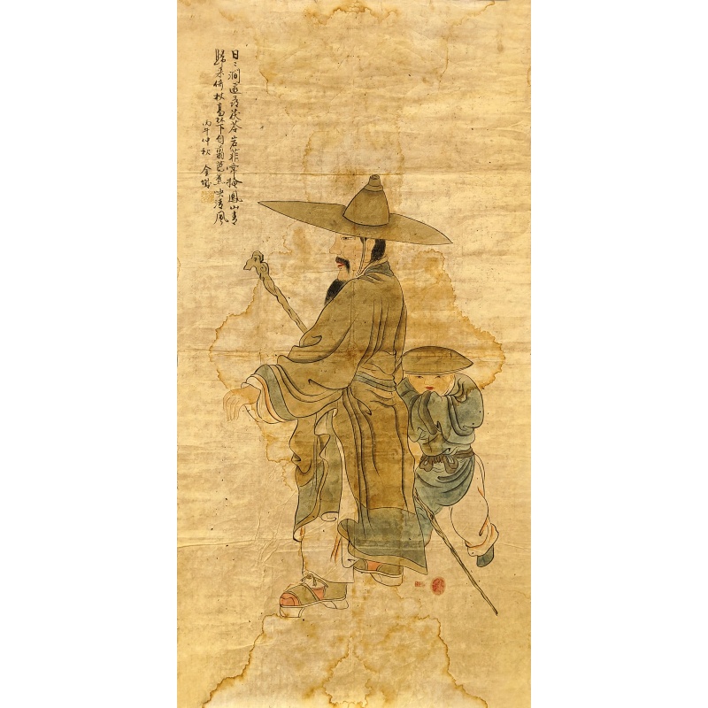 人物画 金城（款）850011