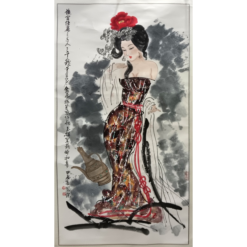 仕女图后宫佳丽 魏凤杰（款）55685