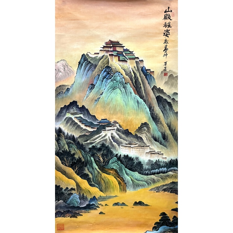 山殿雄姿 王墨生（款）850014