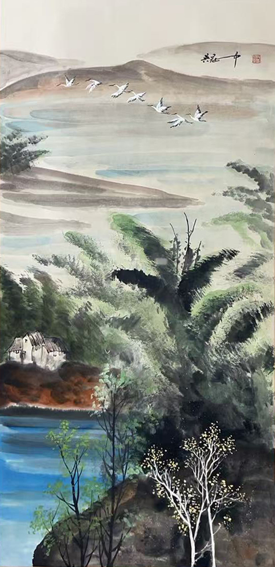 山水画  53048  吴冠中（款）