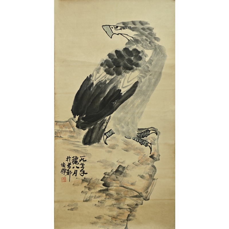 雄鹰图 李苦禅（款） 54577