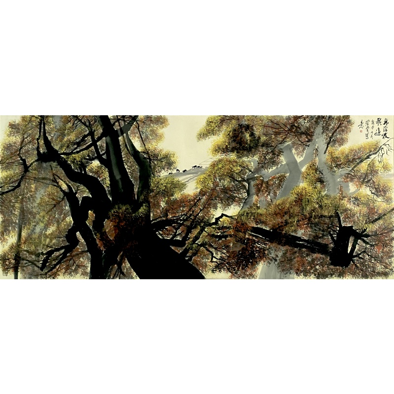 林深牧歌 张登堂（款）55719