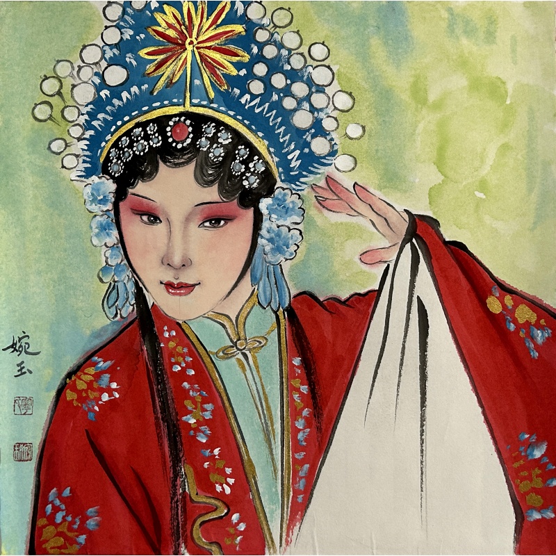 戏子图 宁婉玉（款）47064