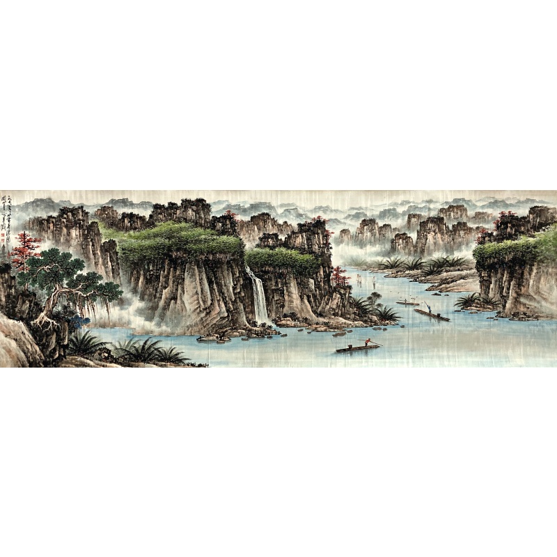 渔舟唱晚 关山月（款）54961