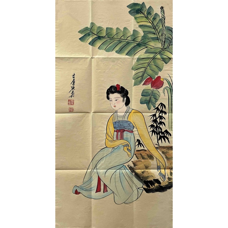 美女图 张大千（款）52624