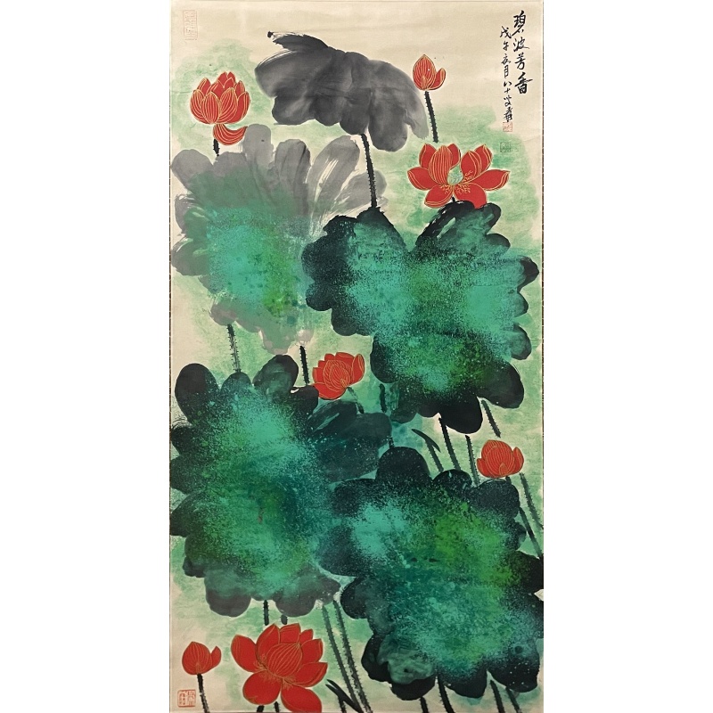 碧波芳香 张大千（款）54552