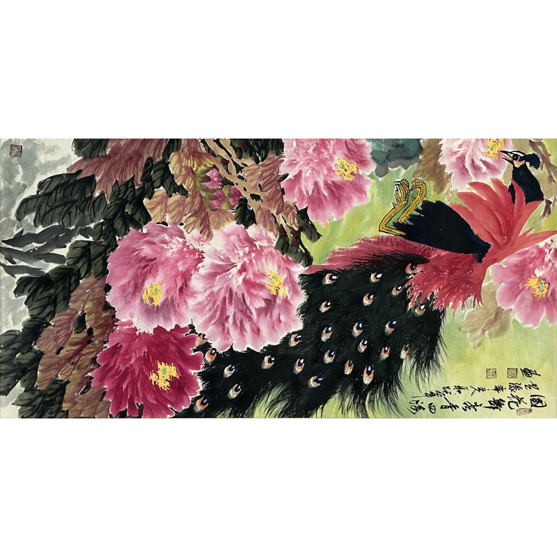 国花舞秀香四海 耿跃军（款）54782