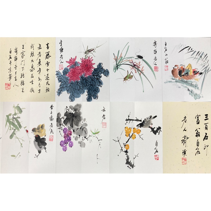 齐白石册页 齐白石（款）54592