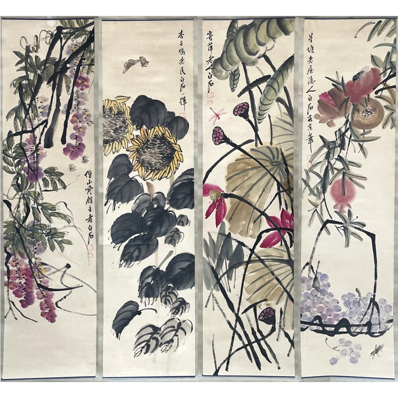 田园四季 齐白石（款）52381