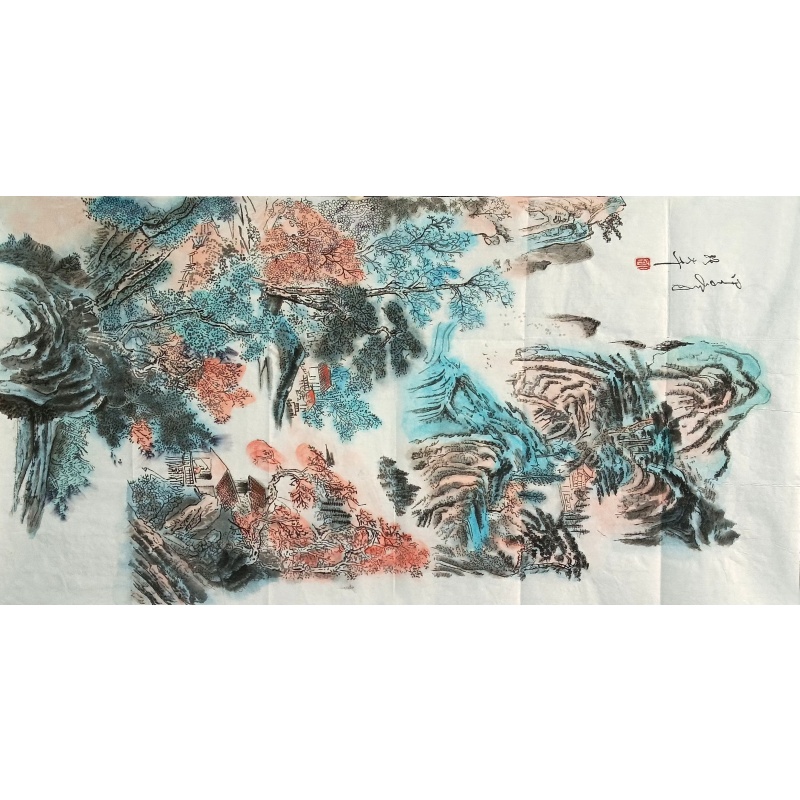 山水画 张大千（款）830161