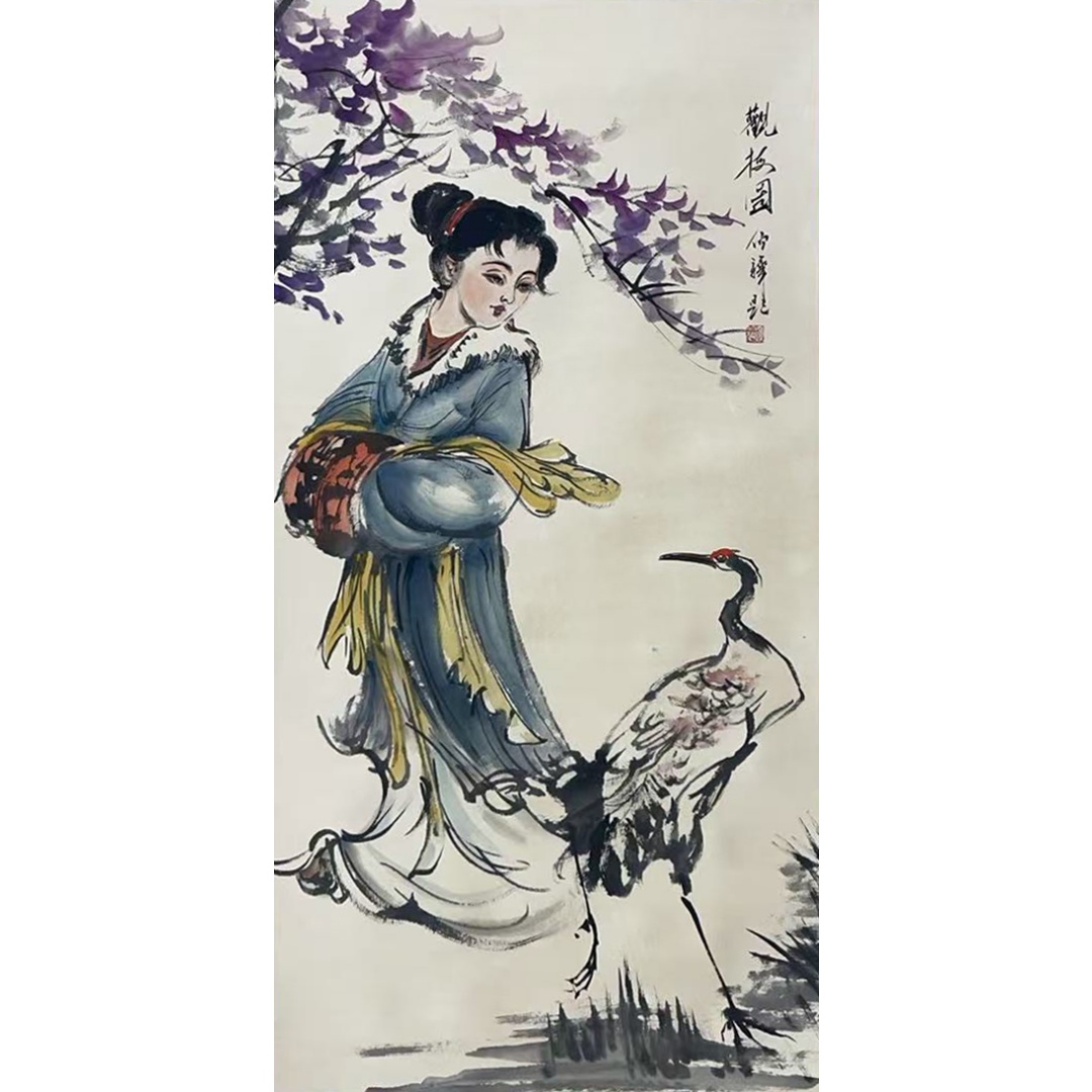 观梅图  54401  白伯骅（款）