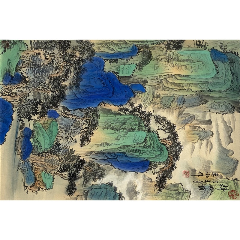 静山图 张三水（款）830143