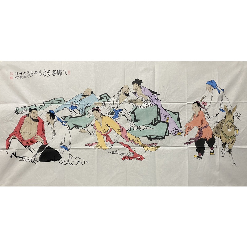 八仙图 范增（款）830192