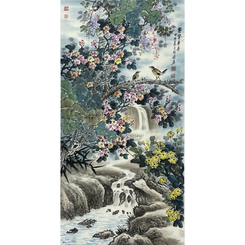 紫气东来  陈丽娟（款）  52124