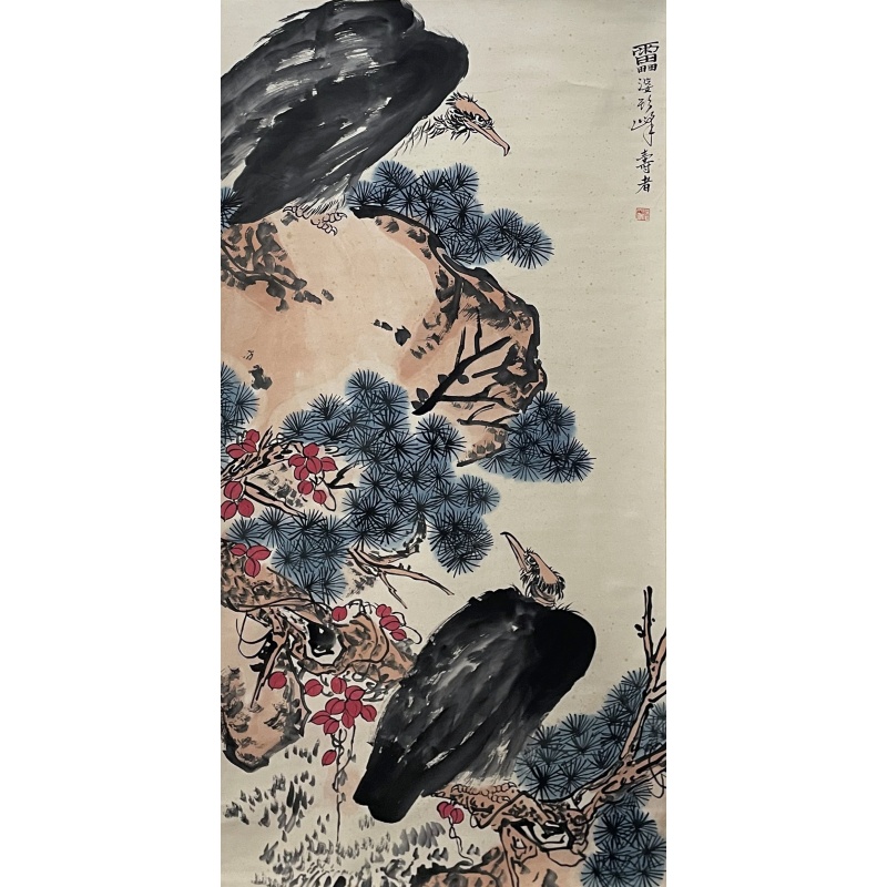 鹰 潘天寿（款）​52078