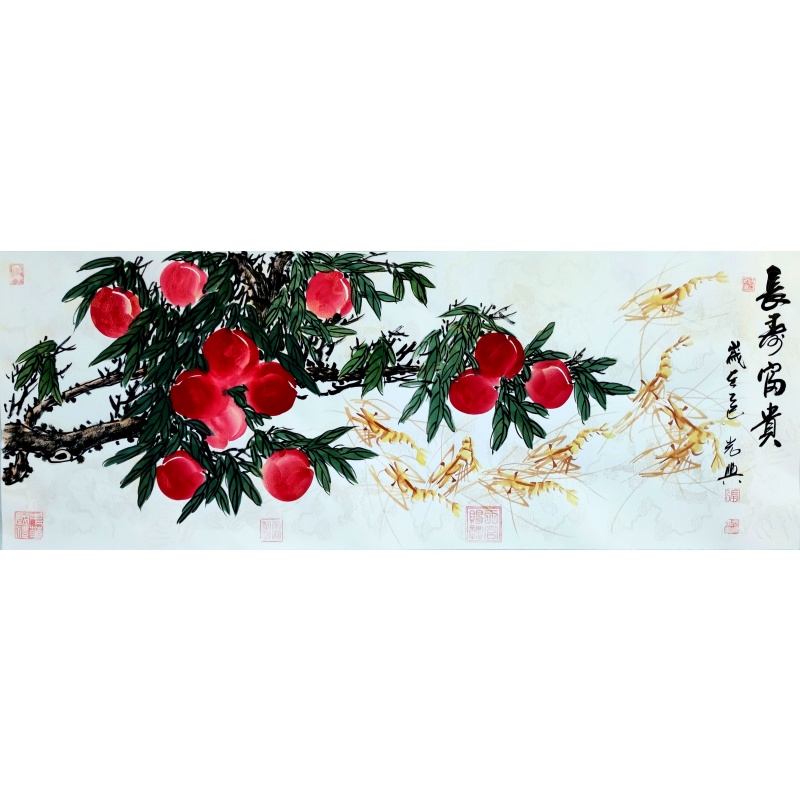 长寿富贵 张光兴（款）830176