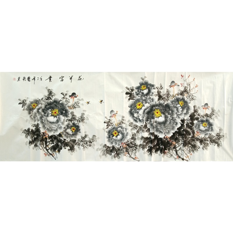 花开富贵  张觉悟（款）  8156