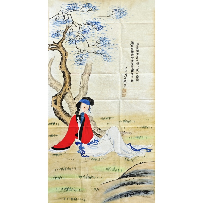 美女图 张大千（款） 54415