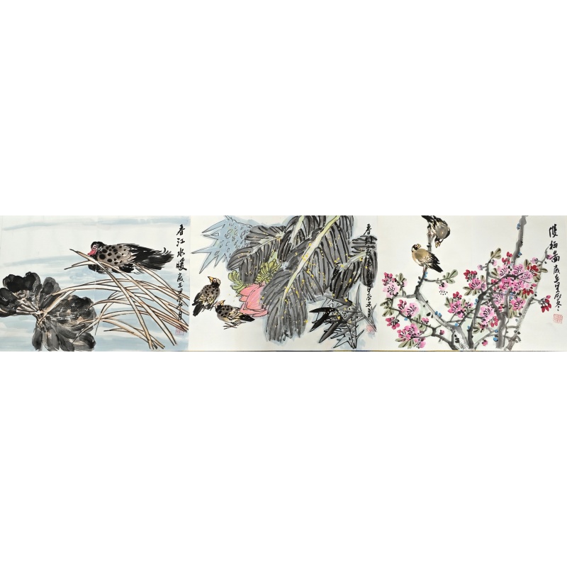 花鸟册页 赵秋芬（款） 51446