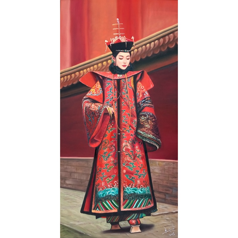 宫墙美女  吴子逸（款）  7299