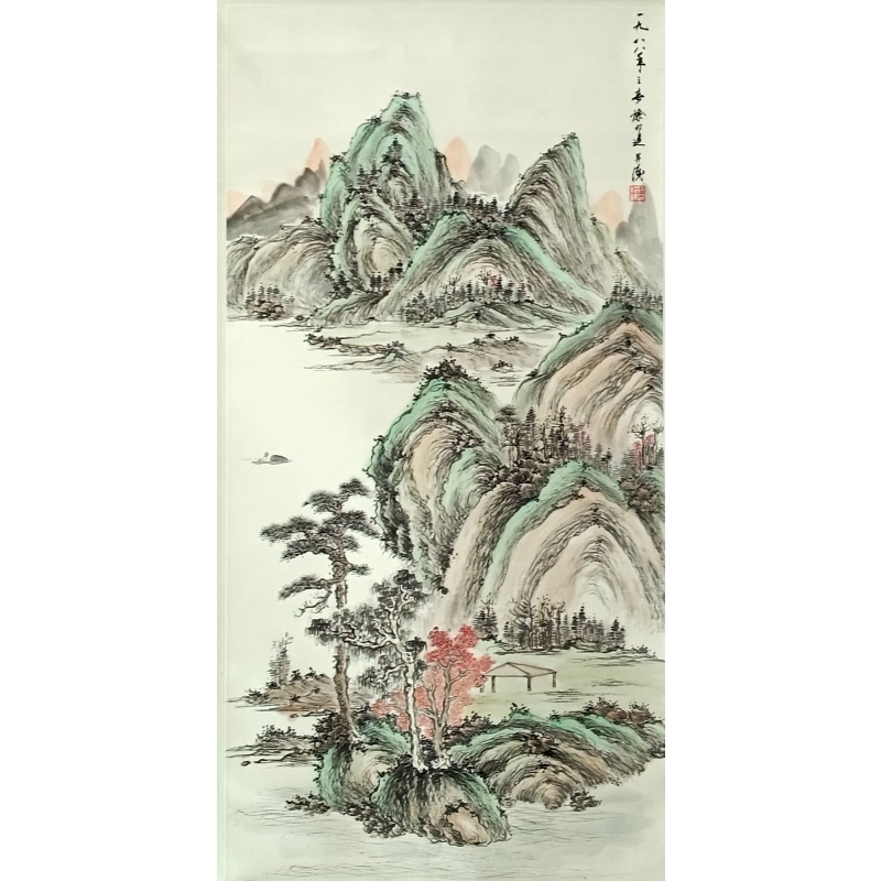 精品山水  徐邦达（款）  54673