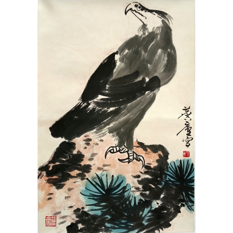 鹰  许麟庐（款）  52811