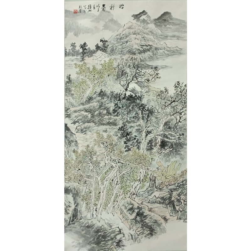怡秋图  张复兴（款）  52535