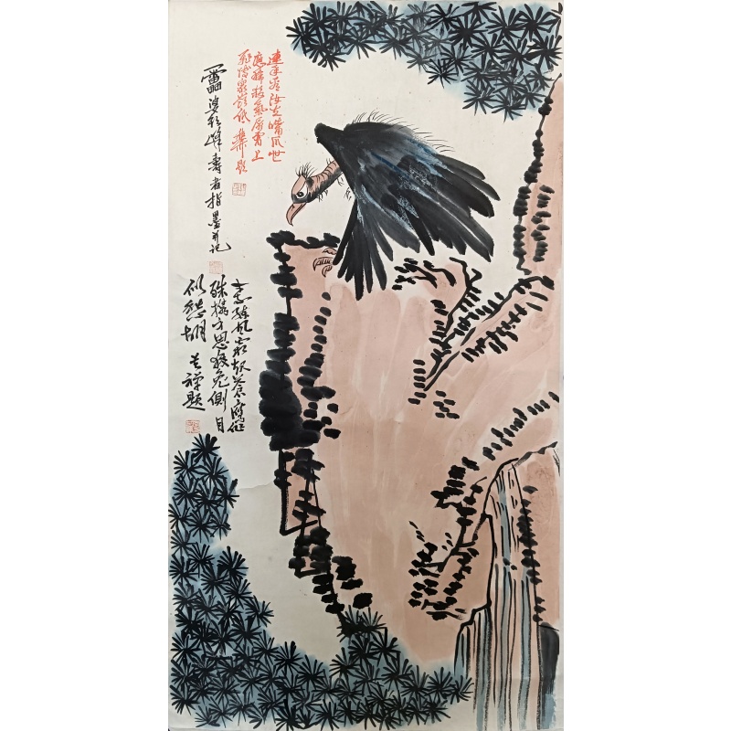 雄鹰图 潘天寿（款）6911