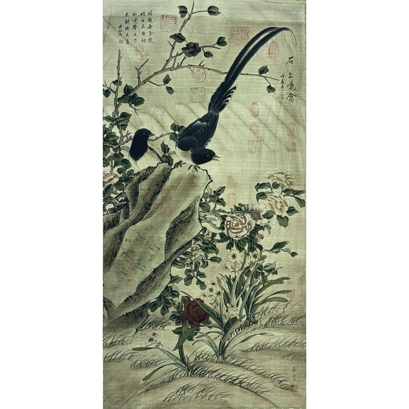 石上鸣禽 崔子忠（款） 52816