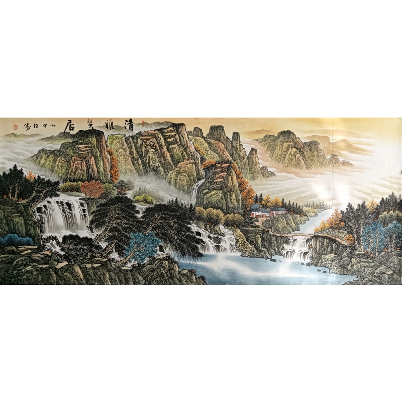 山水画 田博涛（款）5723