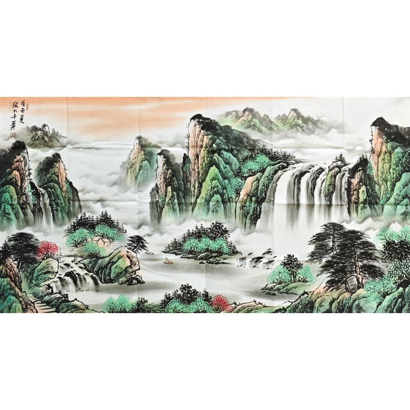 山水 张大千（款） 52260