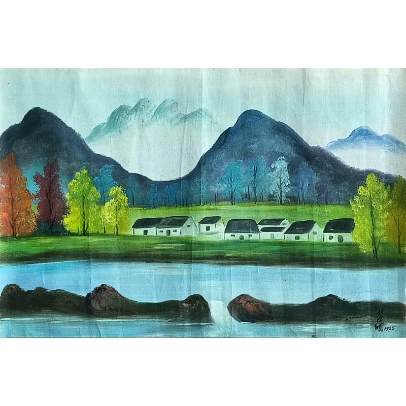 山水图55129林风眠（款）