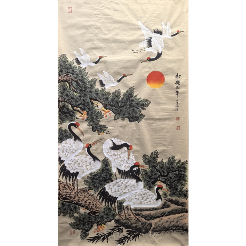 松鹤延年 雷畅胜（款）6747