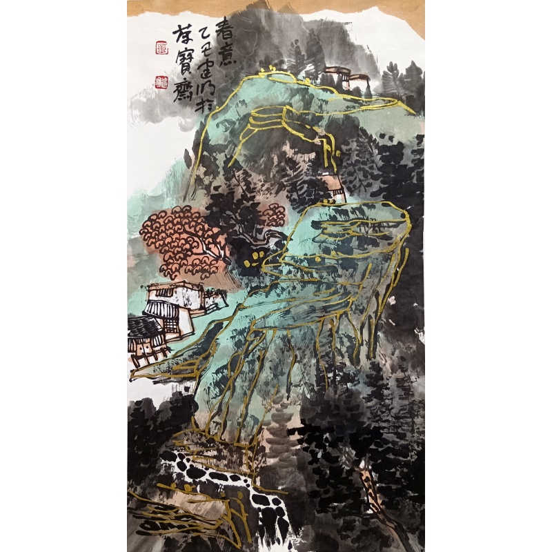 国画春意  童建明（款）  50921