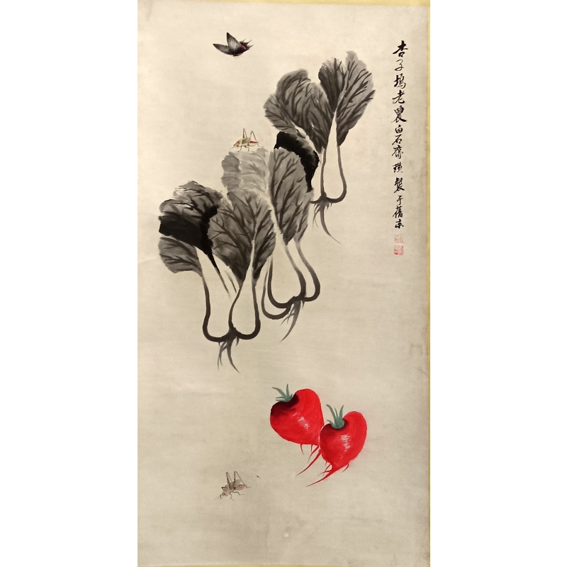 花鸟（杏子坞）  齐白石（款）  51094