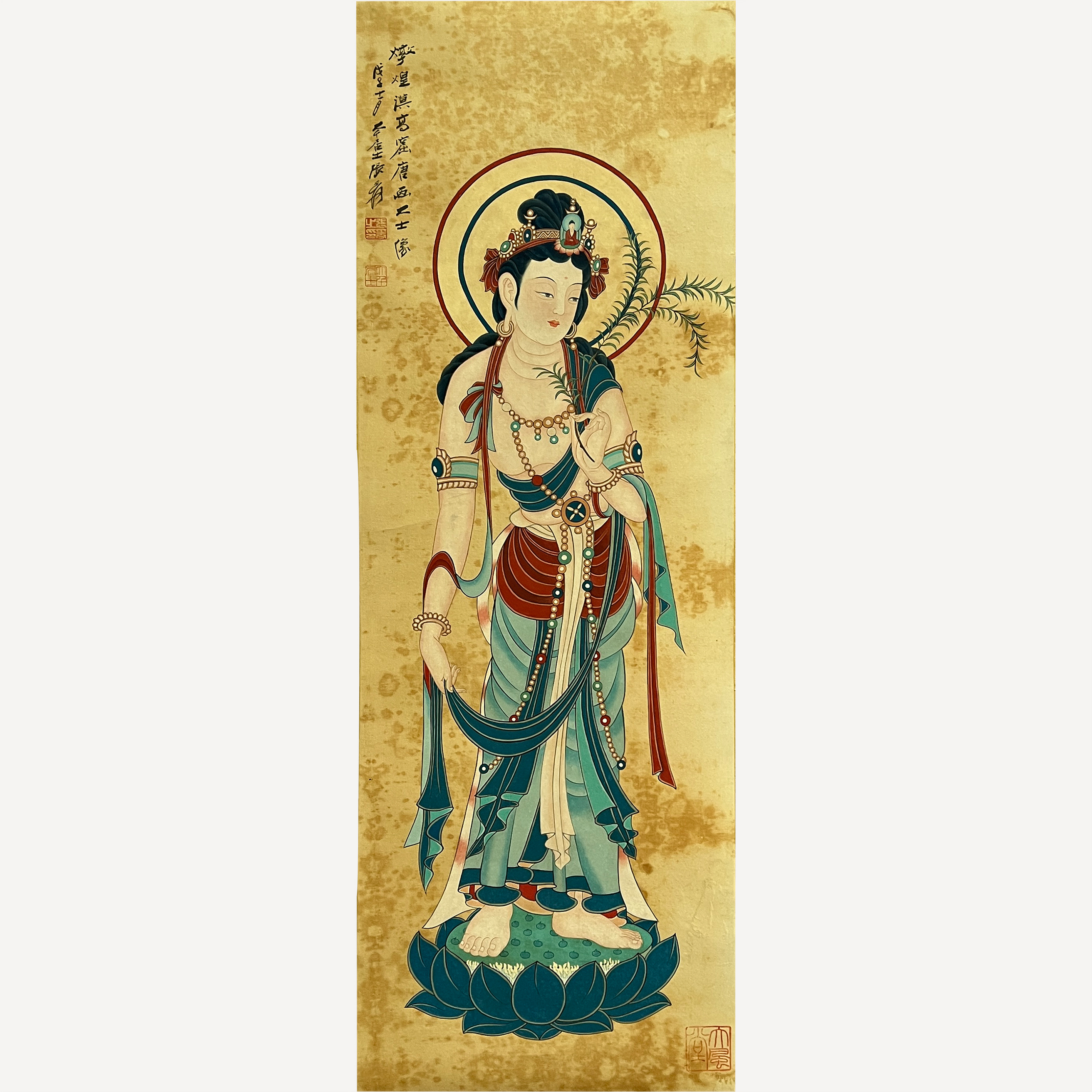 “观音”立像256006  张大千（款）