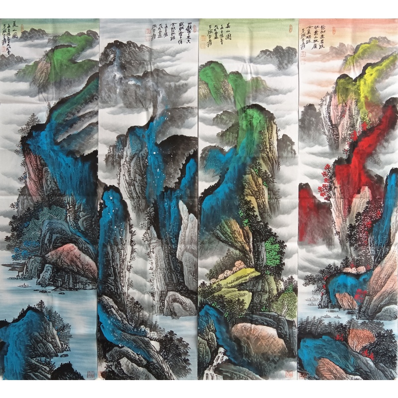 山水  张大千（款）  51492