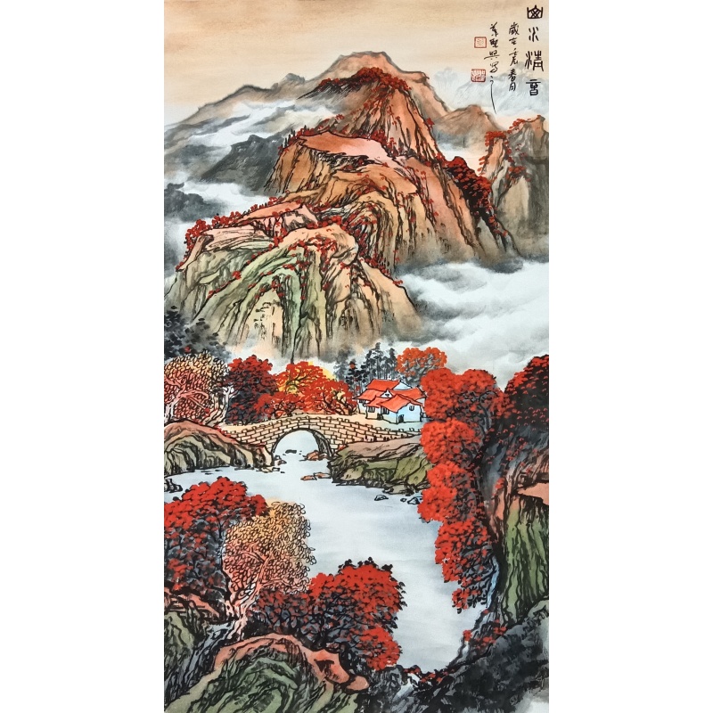 山水清音  叶圣兴（款）  51652