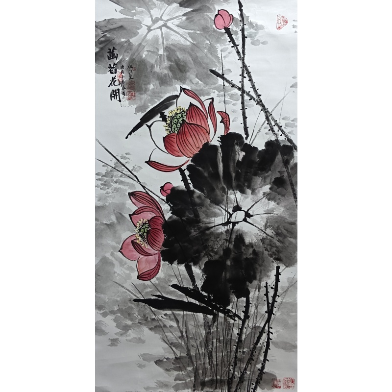 菡萏花开  王祖江（款）  51755