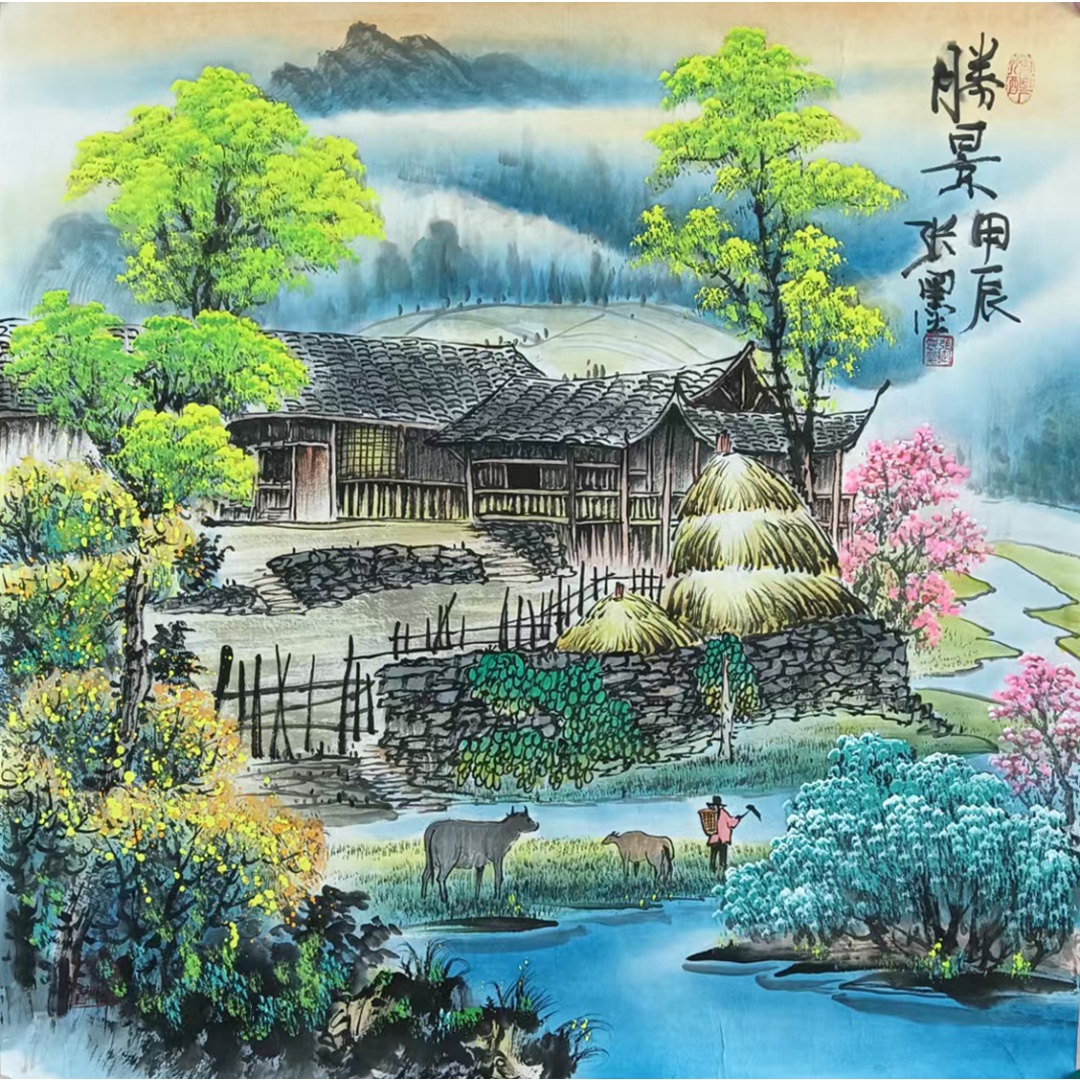 胜景822005  张墨（款）