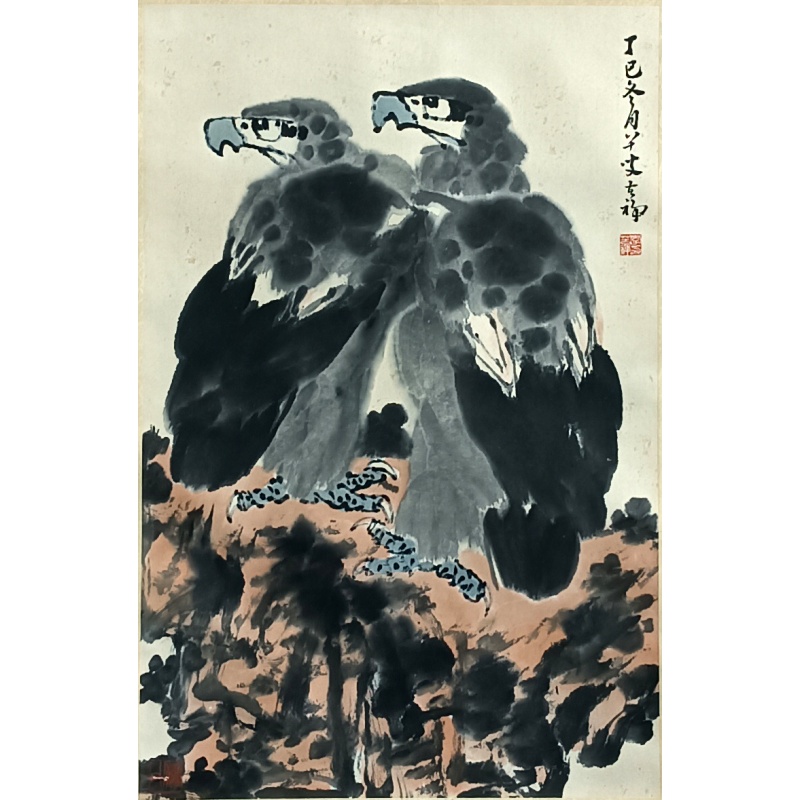 花鸟图 李苦禅（款）52913