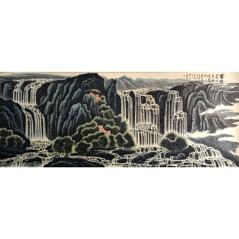 山水  李可染（款）  52579