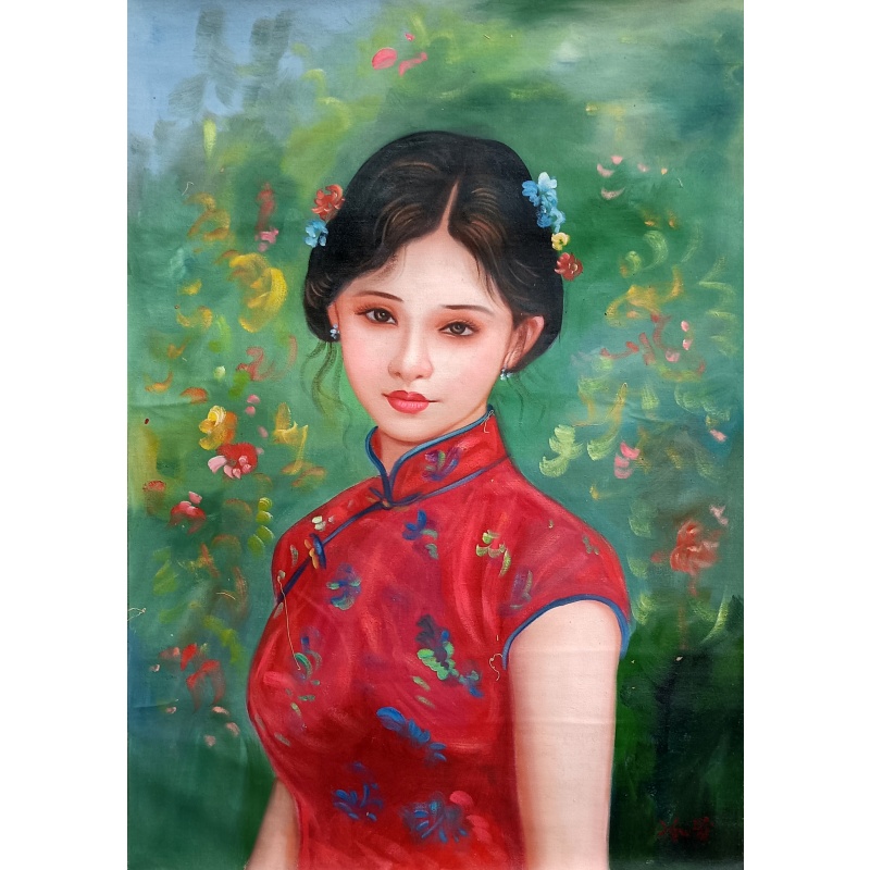 人物油画  冷军（款）  825040