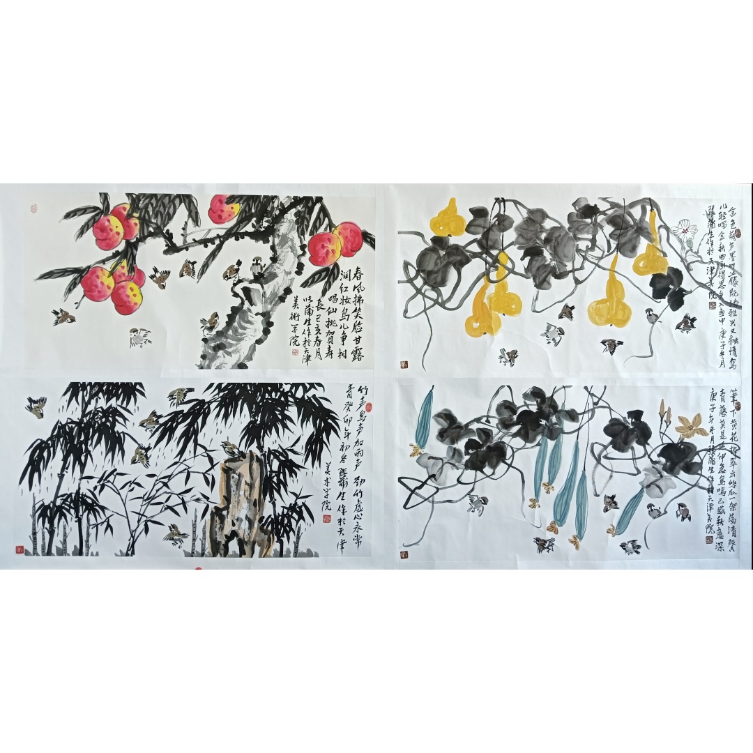 花鸟四绝822041  张浦生（款）