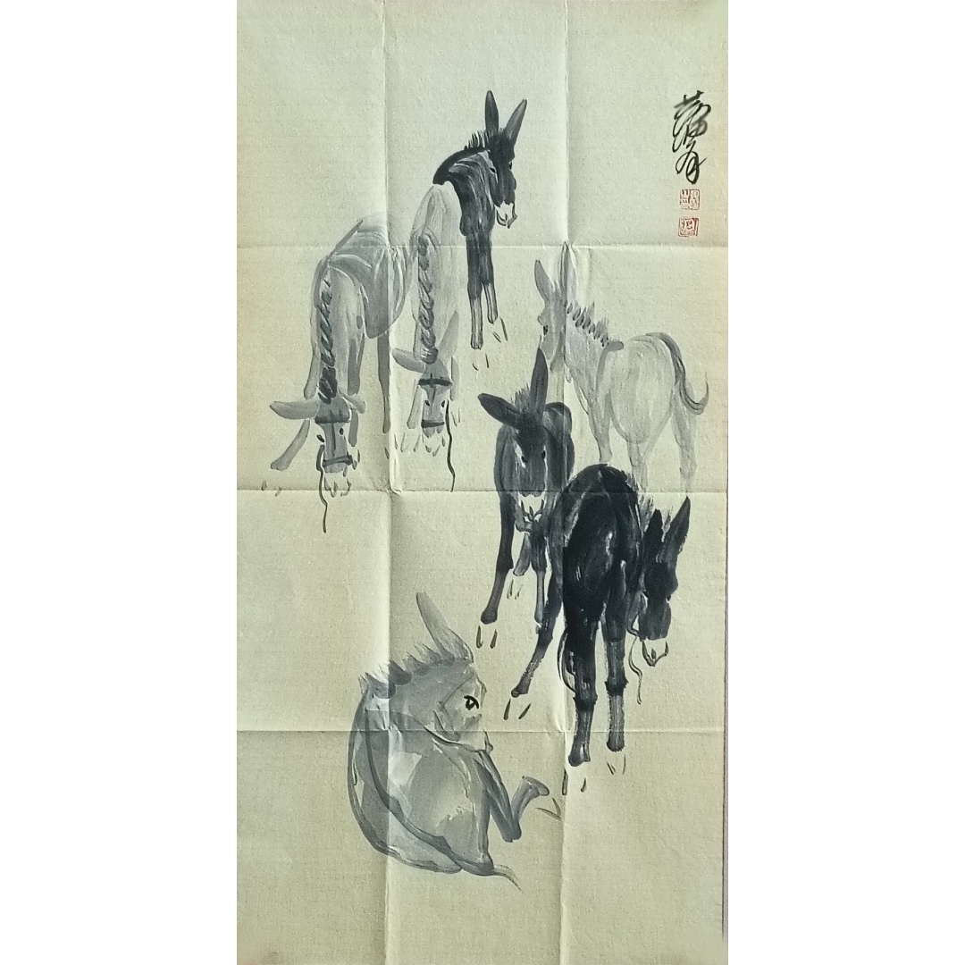 群驴图822031  黄胄（款）