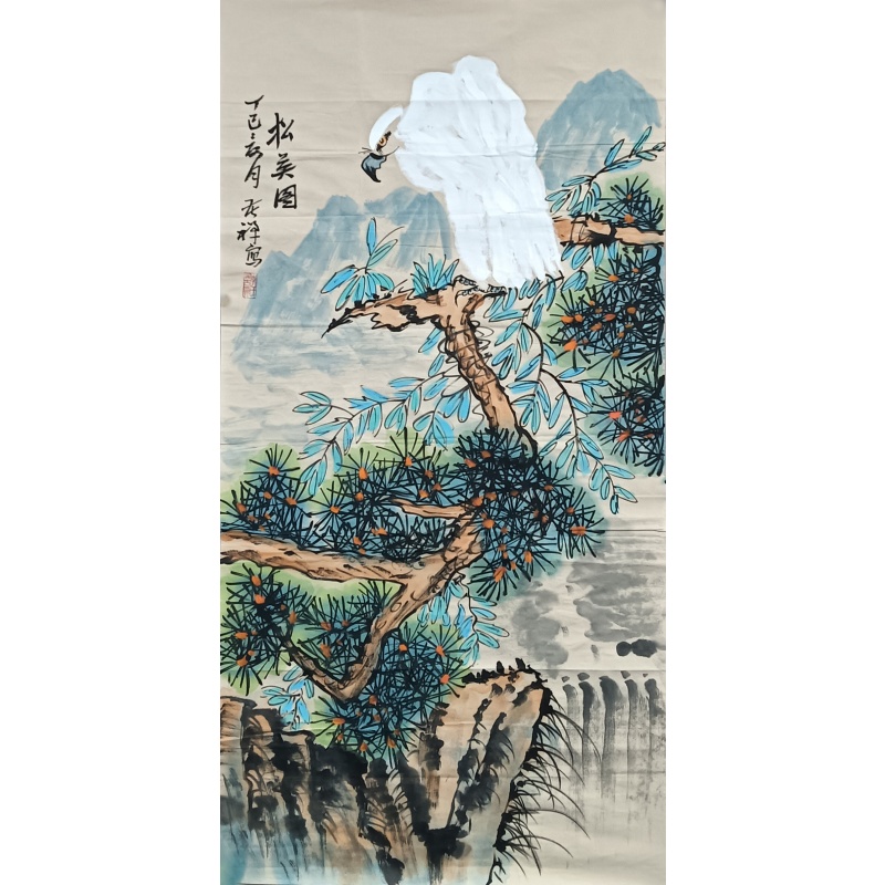松鹰图 李苦禅（款）54854