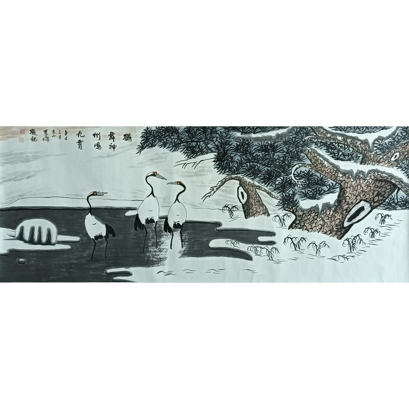 鹤舞九州 李杰（款）822092