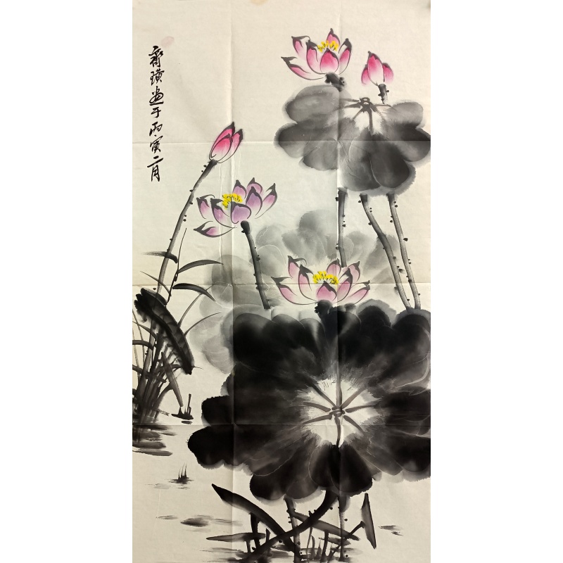 荷花 齐白石（款） 55673
