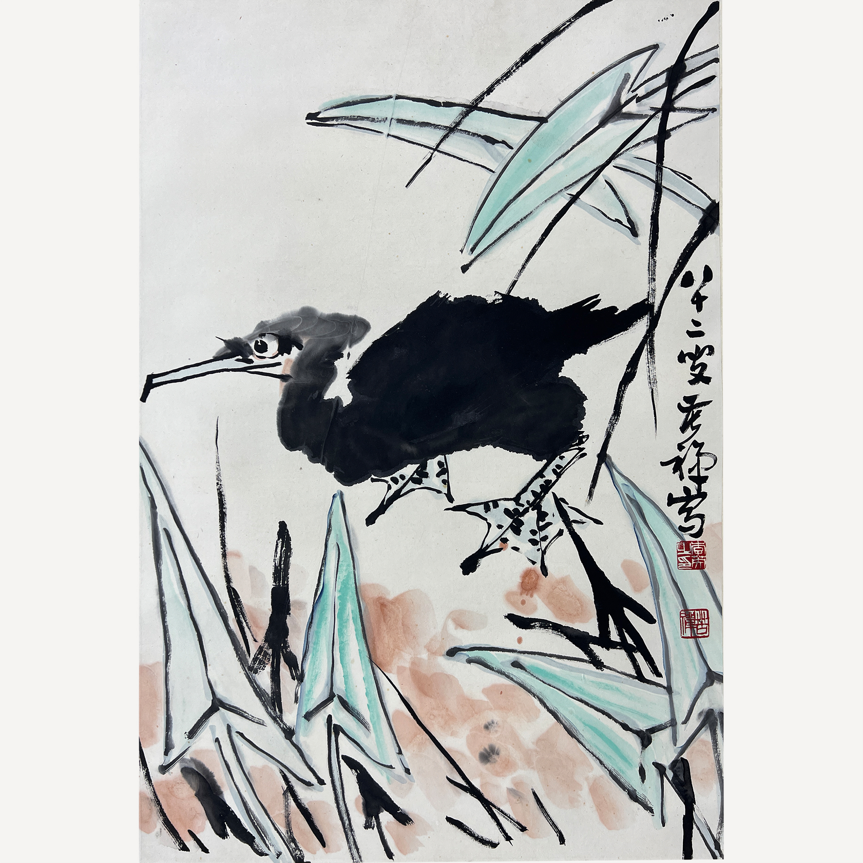 飞禽图  256027  李苦禅（款）